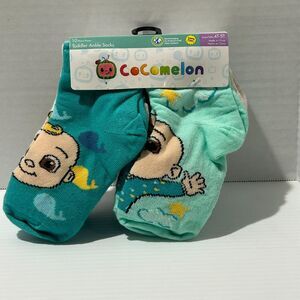 NEW Cocomelon Girls Boys Sz 4T-5T  10 Pairs Toddler Ankle Socks kids Multi Color